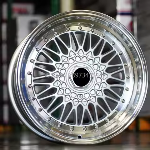 16-19 Inch Flow Formed Alloy Wheels 5x100 5x112 5x114.3 PCD Multi Spoke Silver Black Passenger Car R