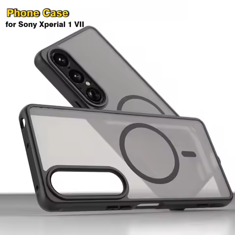For Sony Xperia 1 VII Case Sony Xperia 1 VII Cover Magnetic Wireless Charging Shockproof Phone Cover