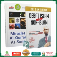 PACKAGE 2 BOOKS Debat Islam VS Non-Islam AND Miracles Of the Qur'an & As-Sunnah Dr. Zakir Naik Book 