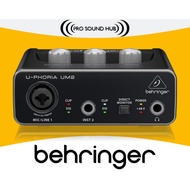 BEHRINGER UM2 UM-2 UM 2 SOUNDCARD 2 CHANNEL UNTUK MIC DAN INSTRUMENT