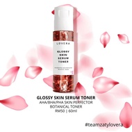 Lovera Glossy Skin Toner AHA BHA PHA Rose Petals
