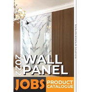 HIASAN DINDING Jobs PVC Wall Panel Wall Decoration Uk.16,5cm x 2,9m - Wood Panel WPC
