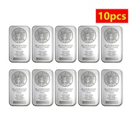 In Stock 5/10/20Pcs 1 Oz Silver Bar American Sunshine Minting Silver Bullion Silver Bar Business Gif