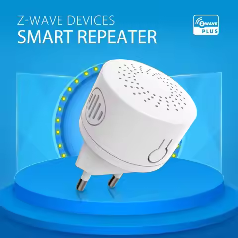 Z-Wave Smart Repeater EU 868.4MHz Temperature Humidity Detection APP Remote Control Smart Home Autom