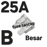 Large Plug-in Fuse 25A (Pius Fuse Fuse Fuse Flat Plug Fuse 25 A Ampere 12V 24V 36V 48V 58V Car Motor