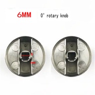 4pcs 6mm/8mm Metal Silver Kitchen Gas Stove Cooker Control Gas Knob (0° switch)