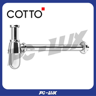 COTTO ท่อน้ำทิ้งอ่างล้างหน้าแบบกระปุก รุ่น CT680AX(HM) ยาว 39 ซม.