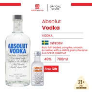 Absolut Vodka (700ml) Free Miniature No Sugar Liquor 伏特加 酒