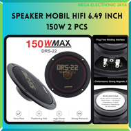 BERGARANSI ROADSTAR Speaker Mobil HiFi 6.49 Inch 150W 2 PCS - Speaker Mobil Full Bass Komplit 6 Inch Super Bass