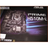 JULE 3C Club-Asus PRIME H510M-E H510/10th Generation/DDR4/Brand New Boxed/MATX/1200 Motherboard