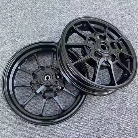 10*2.15 inch Aluminum Wheel Hub Drum Disc Brake For Yamaha 100cc FORCE CUXI JOG RSZ 100 Modification