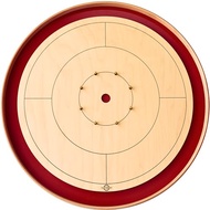 The Tracey Red Board - Tournament Style Crokinole Board Game Set (Meets NCA Standards)