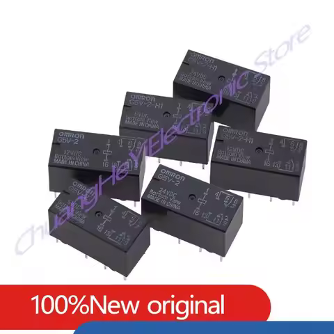 1-10Pcs/Lot G5V-2-5VDC G5V-2-12VDC G5V-2-24VDC G5V-2-H1-5VDC G5V-2-H1-12VDC 24VDC 8PIN 1A 2A 12V 24V