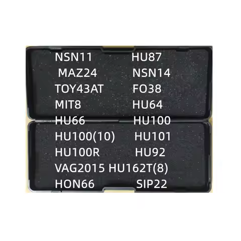 Lishi 2 in 1 NSN11 HU87 MAZ24 NSN14 TOY43AT FO38 MIT8 HU64 HU66 HU100 HU100(10) HU101 HU100R VAG2015