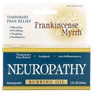Frankincense &amp; Myrrh, Frankincense &amp; Myrrh, Neuropathy, Rubbing Oil, 2 fl oz (59 ml)