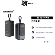 Pineng PN-821PD 65W 20000mAh Powerbank with Built-in Cable Laptop Powerbank PN821