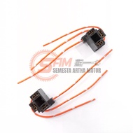 H4 Lamp Fitting Socket HS1 Car Motorcycle Bulb 3 Wires Strong Durable Lampu LED Motor