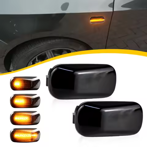 2PCS For Acura Integra Type-R DC2 RSX DC5 NSX NA1 NA2 Honda Odyssey Dynamic LED Side Marker Turn Sig