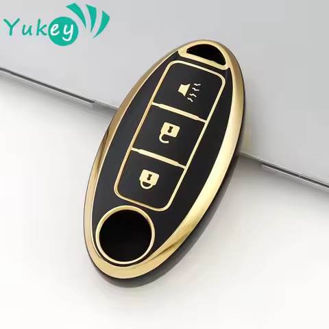For Nissan Leaf Micra Qashqai J11 J10 X Trail T32 Versa Note Patrol Key Fob Cover 3 Buttons TPU Car 