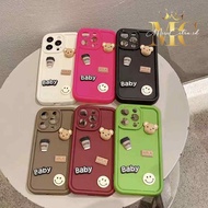 GC86 PHONE CASE SHOCKPROOF BEAR 3D FOR REALME 5 5i 5s 6 10 11 C1 C2 C3 C11 C12 C15 C17 C20 C20A C21Y
