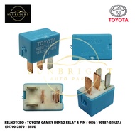 TOYOTA CAMRY DENSO RELAY 4 PIN ( ORG ) 90987-02027 / 156700-2870 - BLUE