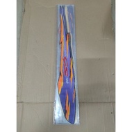 Striping Tornado Gs Hitam Orange Set