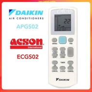 YORK ACSON Air Cond Aircond Air Conditioner OEM Replacement Remote Control ECGS02,ECGS02-i/APGS02,AP