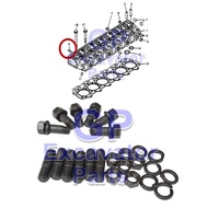 (12PCS X 1SET)SK200 / SK200-3 / SK07N2 / K907-2 / 6D31 HYDRAULIC EXCAVATOR ENGINE EXHAUST MANIFOLD S