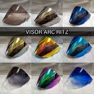 VISOR ARC RITZ MODERN PASTEL TWO TONE 2 TONE RITZ VERSION 1 VERSION 2 V1 V2 SIANG MALAM SPACE X SPEE