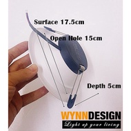 [1pc 18w Round]18w Led Downlight Recessed Downlight Wynn Design Lampu Siling Daylight Warmwhite Cool