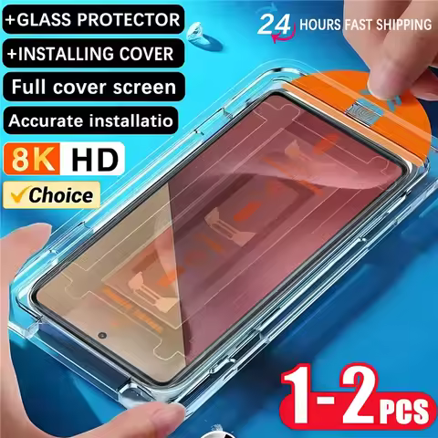 8K Oleophobic Coating Dust free Installation Screen Protector For Xiaomi Poco X6 Pro C65 M6 M5s F6 F