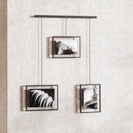 加拿大 Umbra Exhibit壁掛相框3件(墨黑) | 照片框