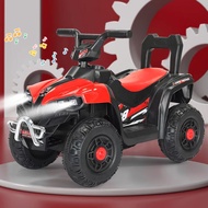 Tinylion รถแบตเตอรี่เด็ก ATV รถไฟฟ้าเด็ก มีไฟและเสียงดนตรี รับน้ำหนักได้ 70KG มีกล่องเก็บของ