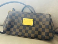 Louis Vuitton crossbody leather handbag/ clutch EVA cloth LV手袋