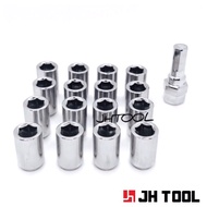 Allenkey wheel nut H12x1.5mm H12x1.25mm 16pcs+1