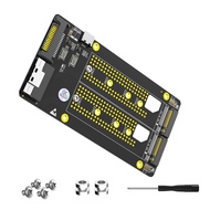 DOU 2 M 2 NVME To SFF8654 8i Adapter Optimals Storage Upgrades For Workstations Servers for Various 