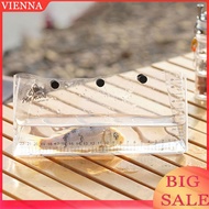 Transparent Fish Bag Clear UV Scale Folding Fish Storage Bag Snap Design Leakproof Fish Bag for Outd