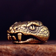 Aksesoris Bandul Liontin Kalung Gelang Tali Gantungan Kunci Pendant Bentuk Kepala Ular Vintage Anti