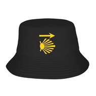 Unisex Buen Camino De Santiago Bucket Hat  Personality Fisherman Hats Summer Korean Hunting Caps Har