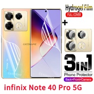 Infinix Note 40 Pro 5G 2024 Hydrogel Film For Infinix Note40Pro Note 40Pro Note40 40 Pro + 5G 4G Fro