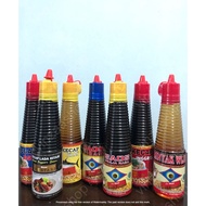 HITAM 7-pack Of Cuisine Seasoning (Black Pepper Stamp, Sesame Oil, Rajarasa Sauce, Oyster Sauce, Fish Soy Sauce, British Soy Sauce, Soy Sauce) HALAL