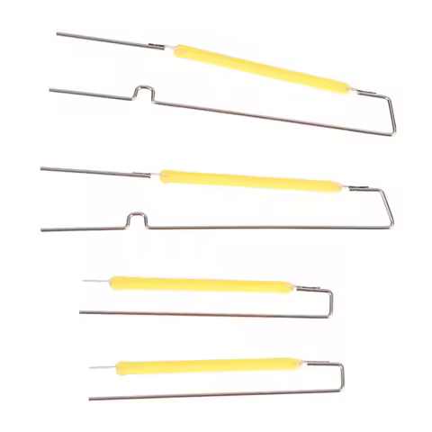 10PCS 3V 38mm Led Filament Bulb Lamp Parts Ceramic Spot Welding Filament Wire Lamp Filament Led Diod