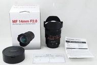 SAMYANG 14mm F2.8 ED AS IF UMC Canon Canon RF mount with original box