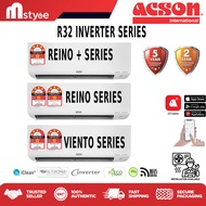 [Installation] Acson Air Conditioner 1.0HP–2.5HP Inverter – Reino+ (5-Star), Reino (4/5-Star), Vient