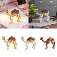 [Shamjina] Enamel Jewelry Box with A Camel Figurine, Ideal for Rings And Earrings. Desert Decor, Gif