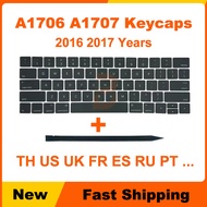New Keycaps Keys Key Cap For Macbook Pro Touch Bar 13" 15" A1706 A1707 Thailand US UK Spain German F