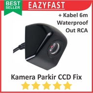 Car Rear Reverse Fix Parking Camera Sensor CCD RCA Rear Car Camera