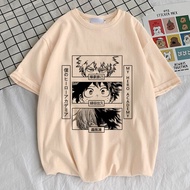 S-5XL My Hero Academia top tees women anime 2000s Breathable 80s tshirt 2000s harajuku graphic anime