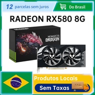 ️MOUGOL NEW Video Card RX 580 2048SP 8GB 256Bit GDDR5 Graphics Cards for AMD RX 580 series Cards ۞⚔