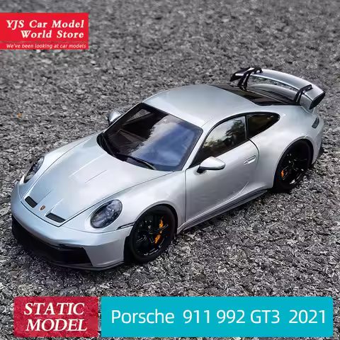 NOREV 1/18 for porsche 911 992 GT3 2021 Sports car simulation Alloy car model Collection gift to fri